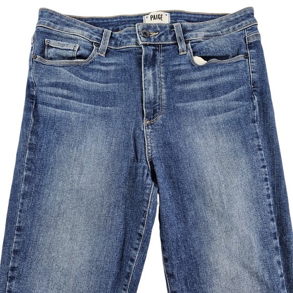 PAIGE HOXTON ANKLE Blue Ankle & Cropped Jeans - Picture 11 of 16